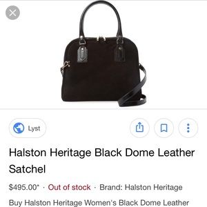 NWT Halston Heritage Dome Satchel!